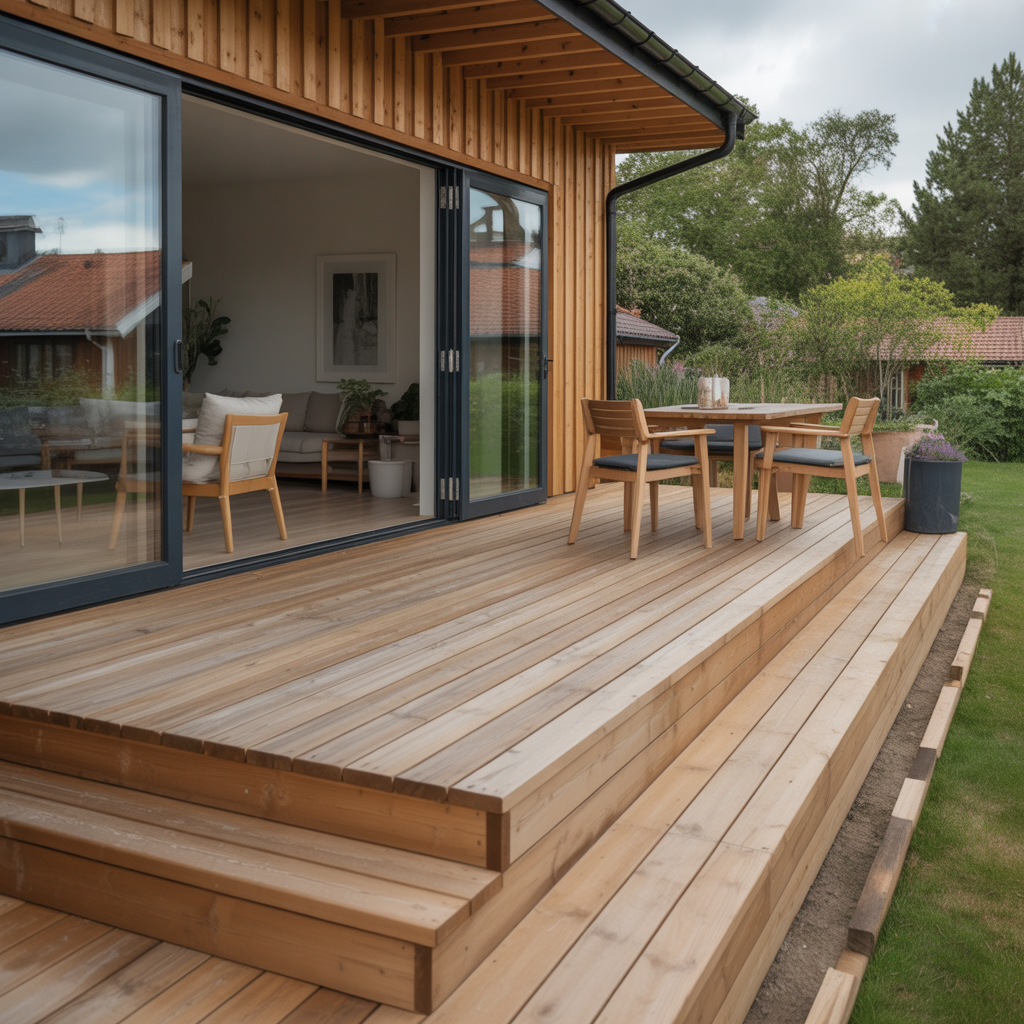 12.Hur bygger du en tradackad uteplats med lang hallbarhet