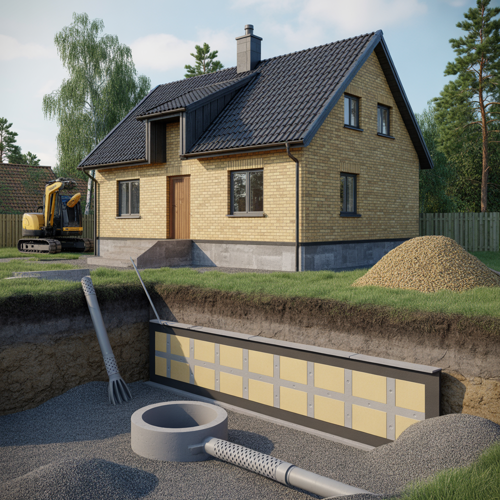 dranering runt huset kostnad metoder och garantitid