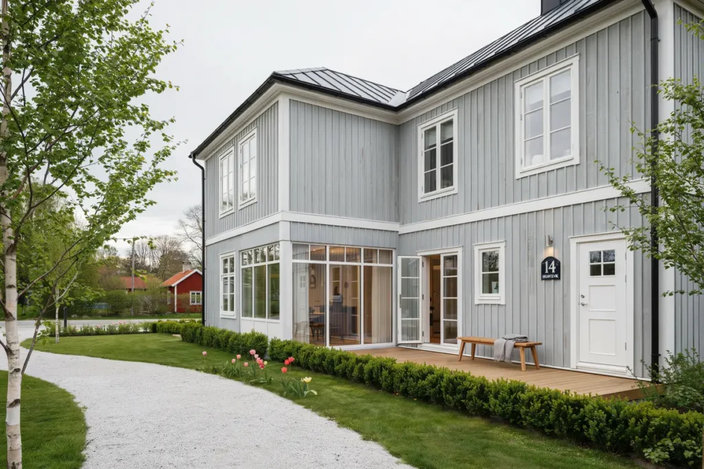 tillbyggnad av uterum och altand rrar p villa i brantevik