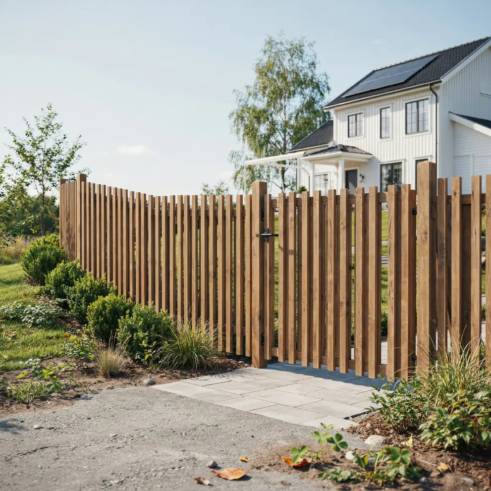 stangsel staket grindar konstruktion bygg i osterlen skane